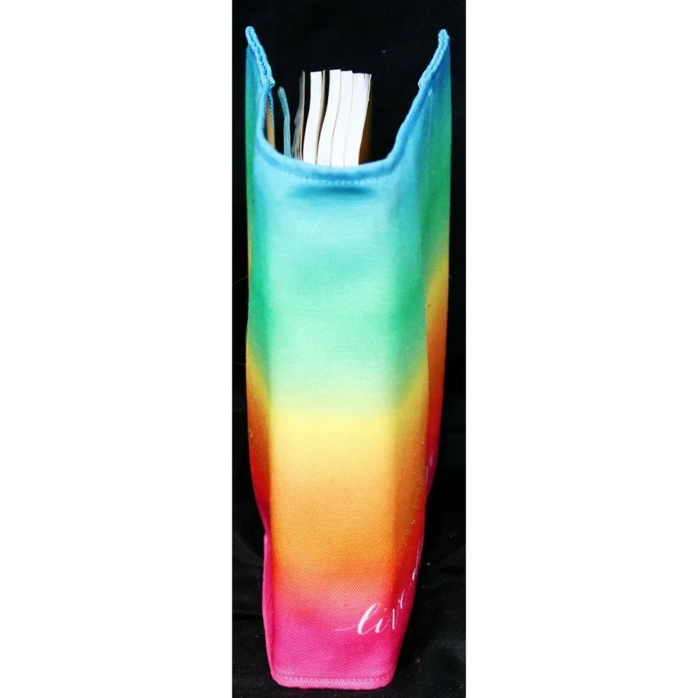 Recollections Fitness and Nutrition Planner Rainbow Colored 4 Ring Calendar Note
